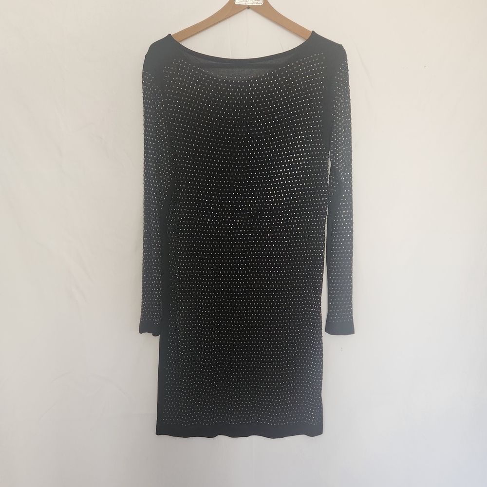 AllSaints Studded Mini Teeshirt Dress